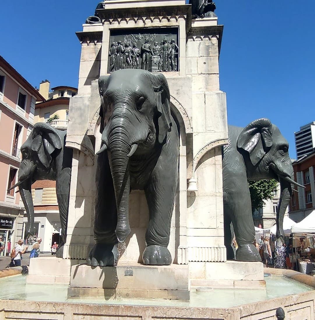 Fontaine des Éléphants, Chambéry