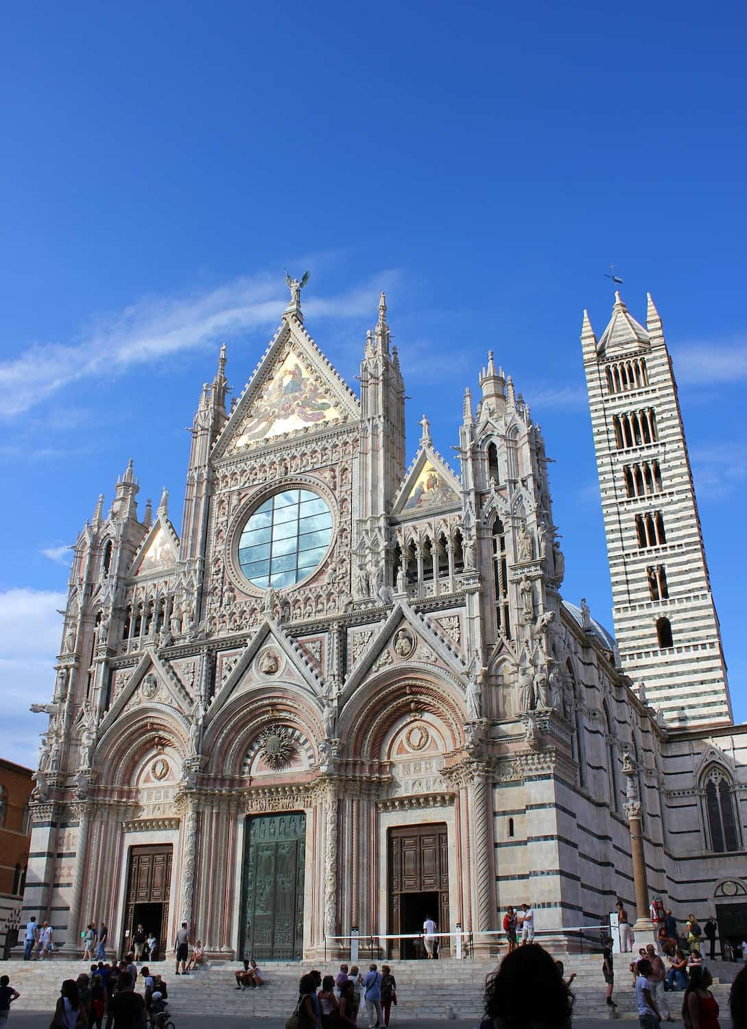 Gothic Siena Cathedral dazzles, Florence, Italy