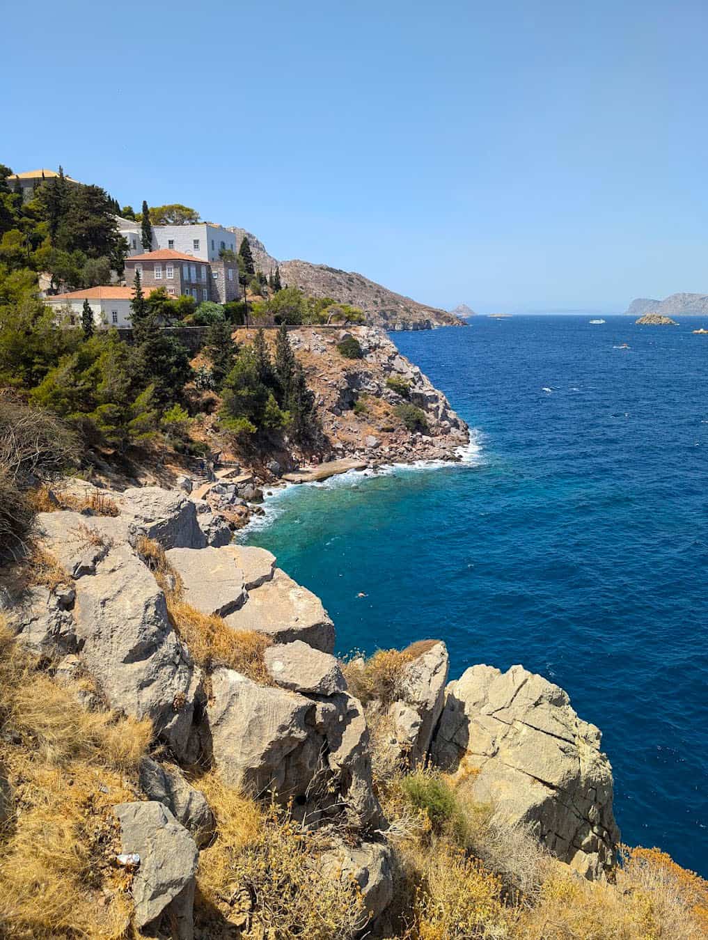 Island of Hydra Panoramic View, Athens Island of Hydra Panoramic View, Athens
