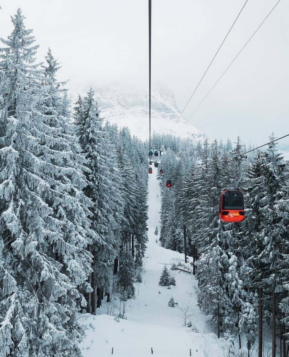 Pilatus in winter, Svitzerland