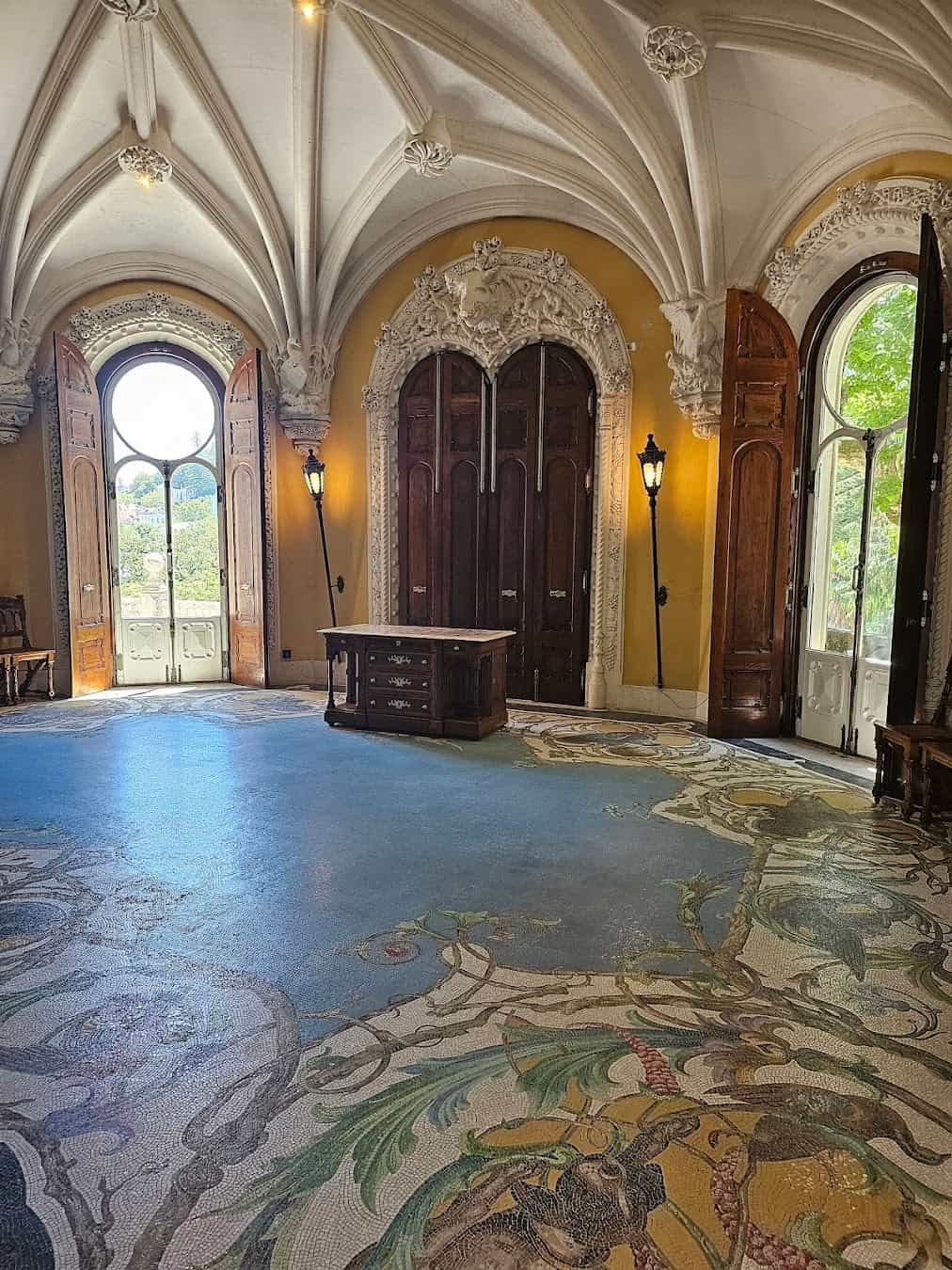 Sintra Quinta da Regaleira Inside Building, Portugal