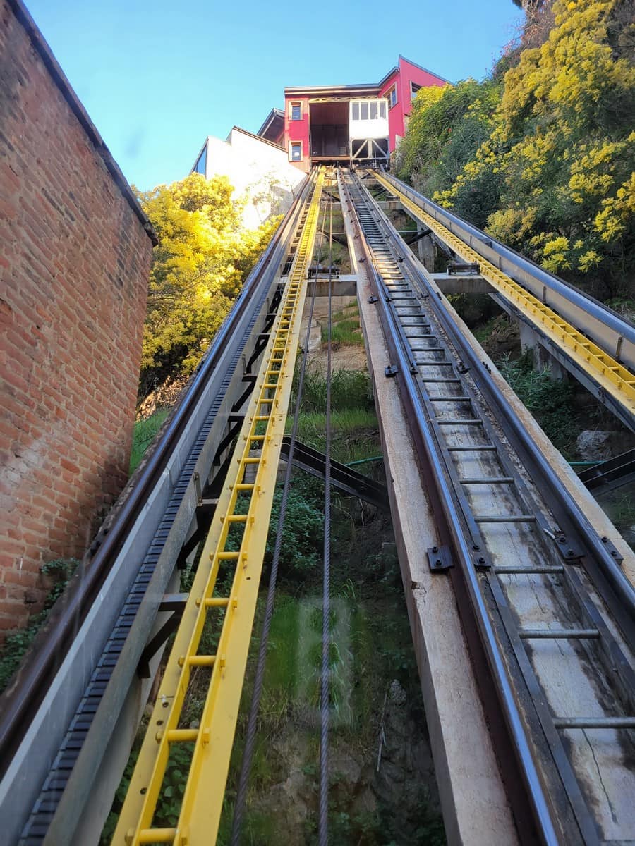 The Reina Victoria funicular, Valparaiso