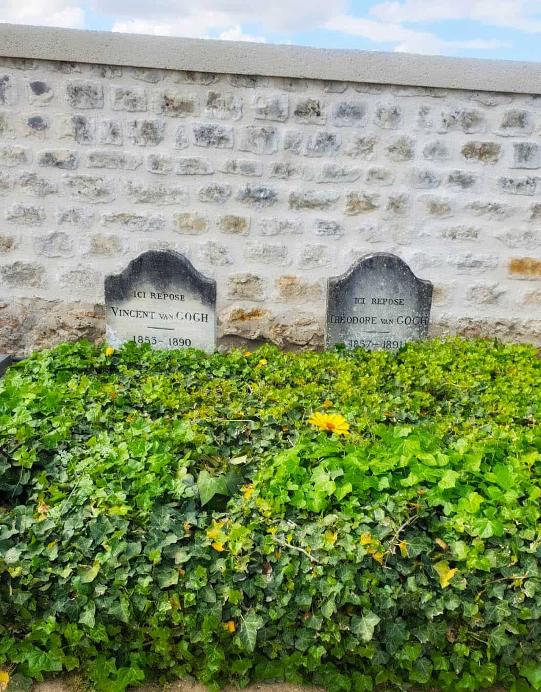 The grave of Van Gogh and Brother Theo, France