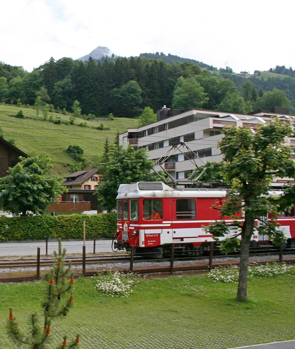 Trains from Lucerne to Engelberg