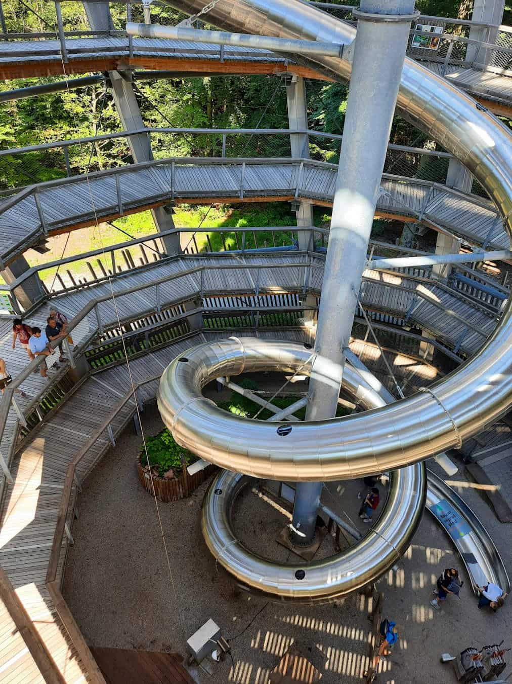 Treetop Walk Inside Tower, Germany