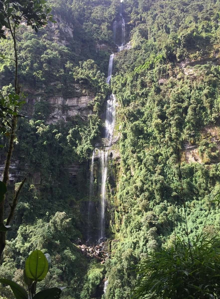 La Chorrera Waterfall Bogota