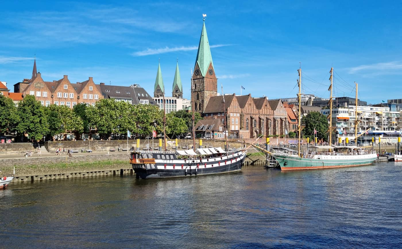 Weser River Bremen