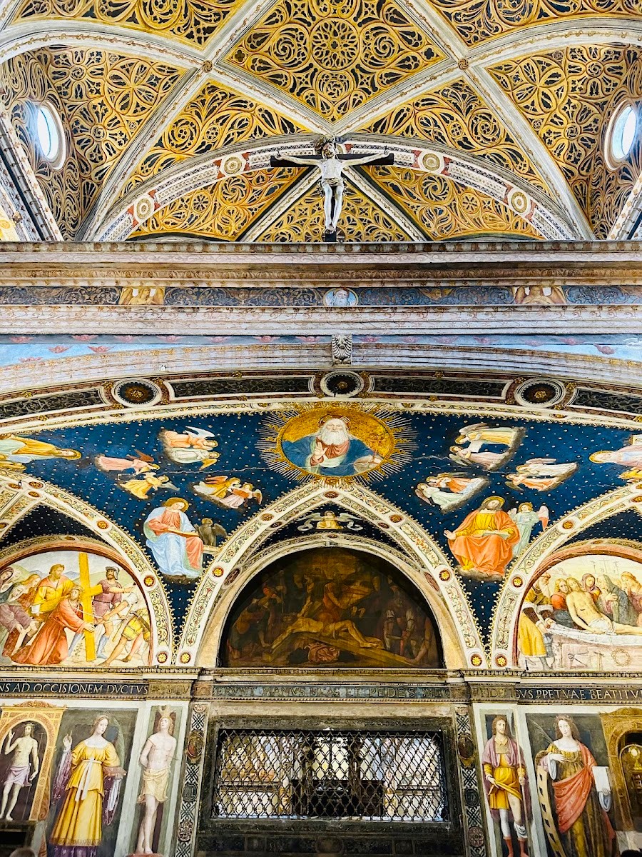 Inside of Cappella Colleoni, Bergamo