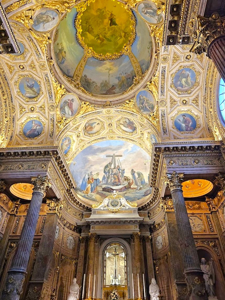 Inside of Cappella Colleoni, Bergamo