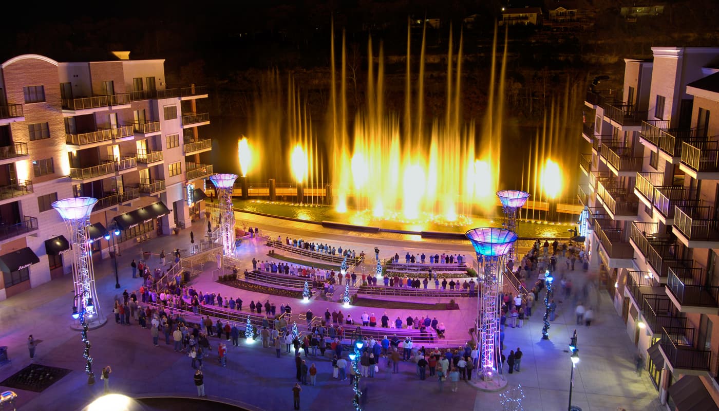 Branson Landing Fountain Show, Branson MO Branson Landing Fountain Show, Branson MO