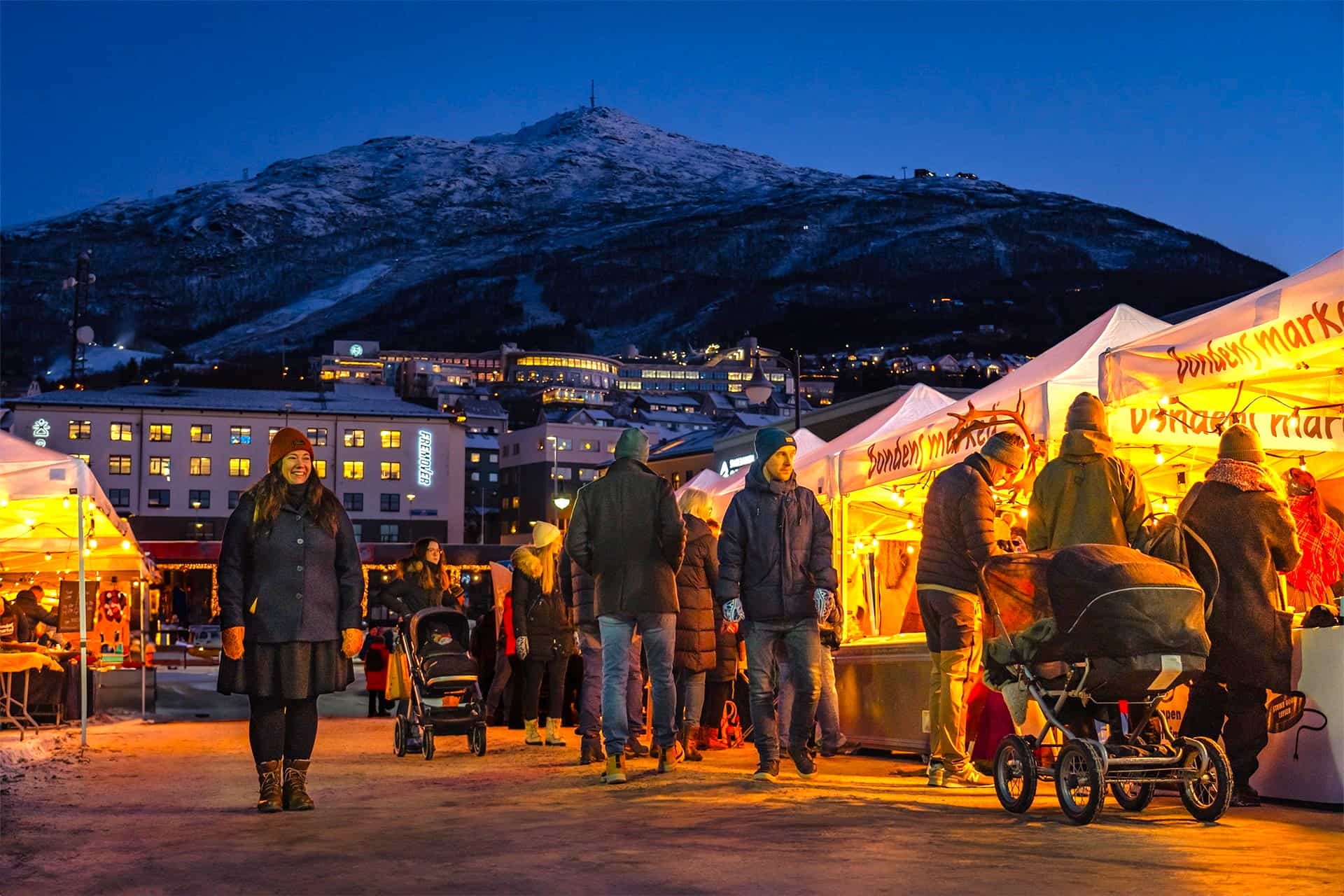 Christmas market in Narvik Christmas market in Narvik