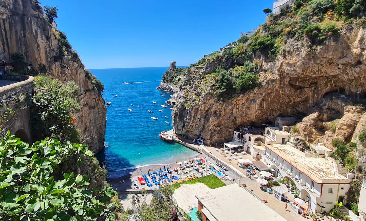 Marina di Praia Beach, Praiano Marina di Praia Beach, Praiano