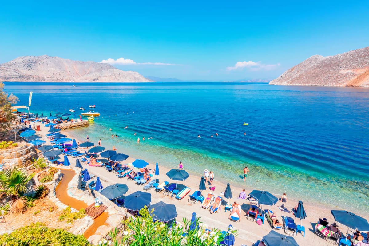 Nos Beach, Symi Island Nos Beach, Symi Island