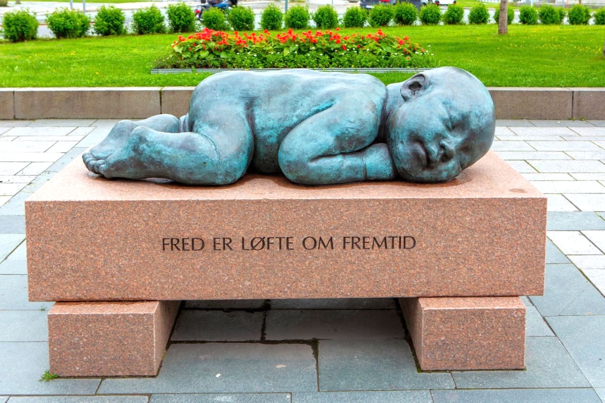 Peace Is a Promise Statue, Narvik Peace Is a Promise Statue, Narvik