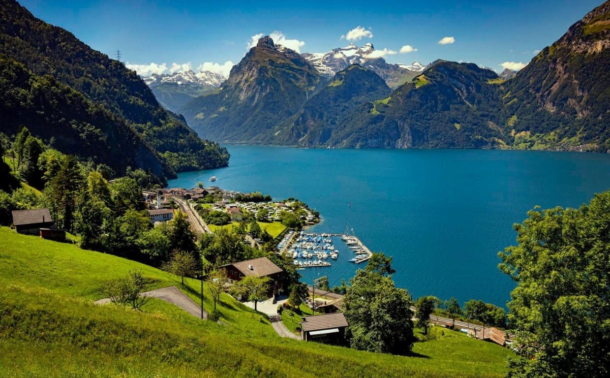 Vierwaldstättersee Lake, Lucerne Vierwaldstättersee Lake, Lucerne