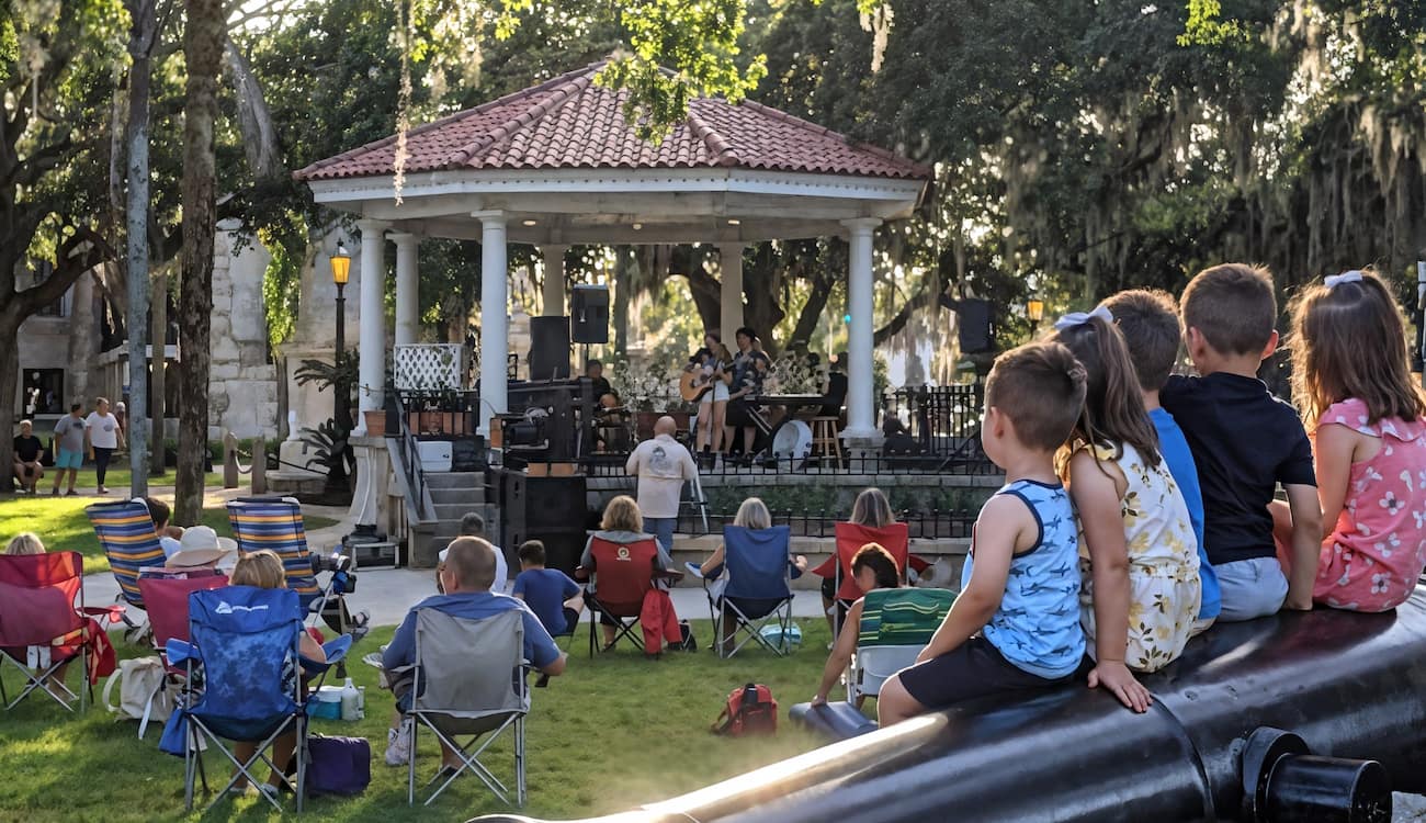 Attend Concerts in the Plaza, St Augustine Attend Concerts in the Plaza, St Augustine