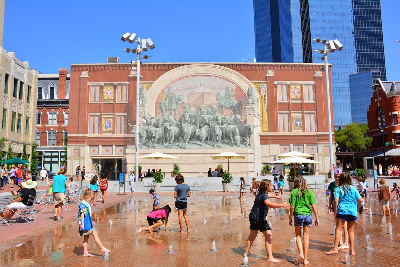 Chisholm Trail Mural, Fort Worth Chisholm Trail Mural, Fort Worth