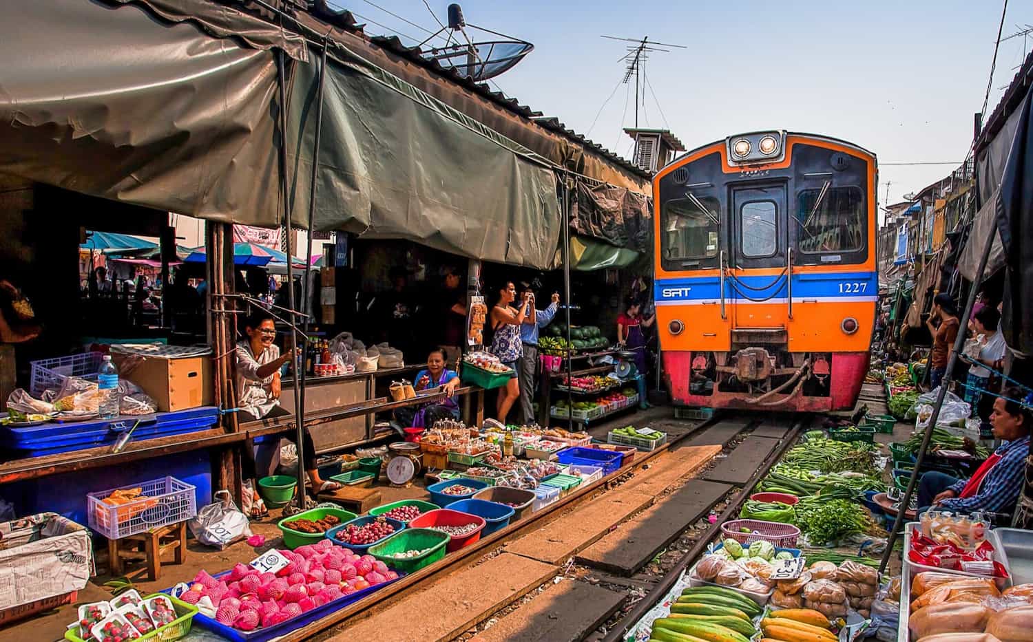 Maeklong Railway Market Maeklong Railway Market