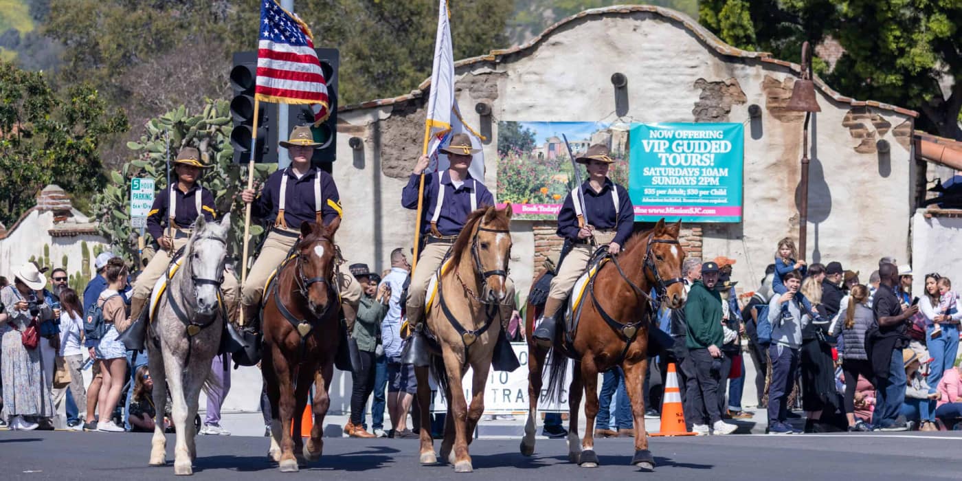 Mission San Juan Capistrano Swallows Day Parade, Orange County, California Mission San Juan Capistrano Swallows Day Parade, Orange County, California